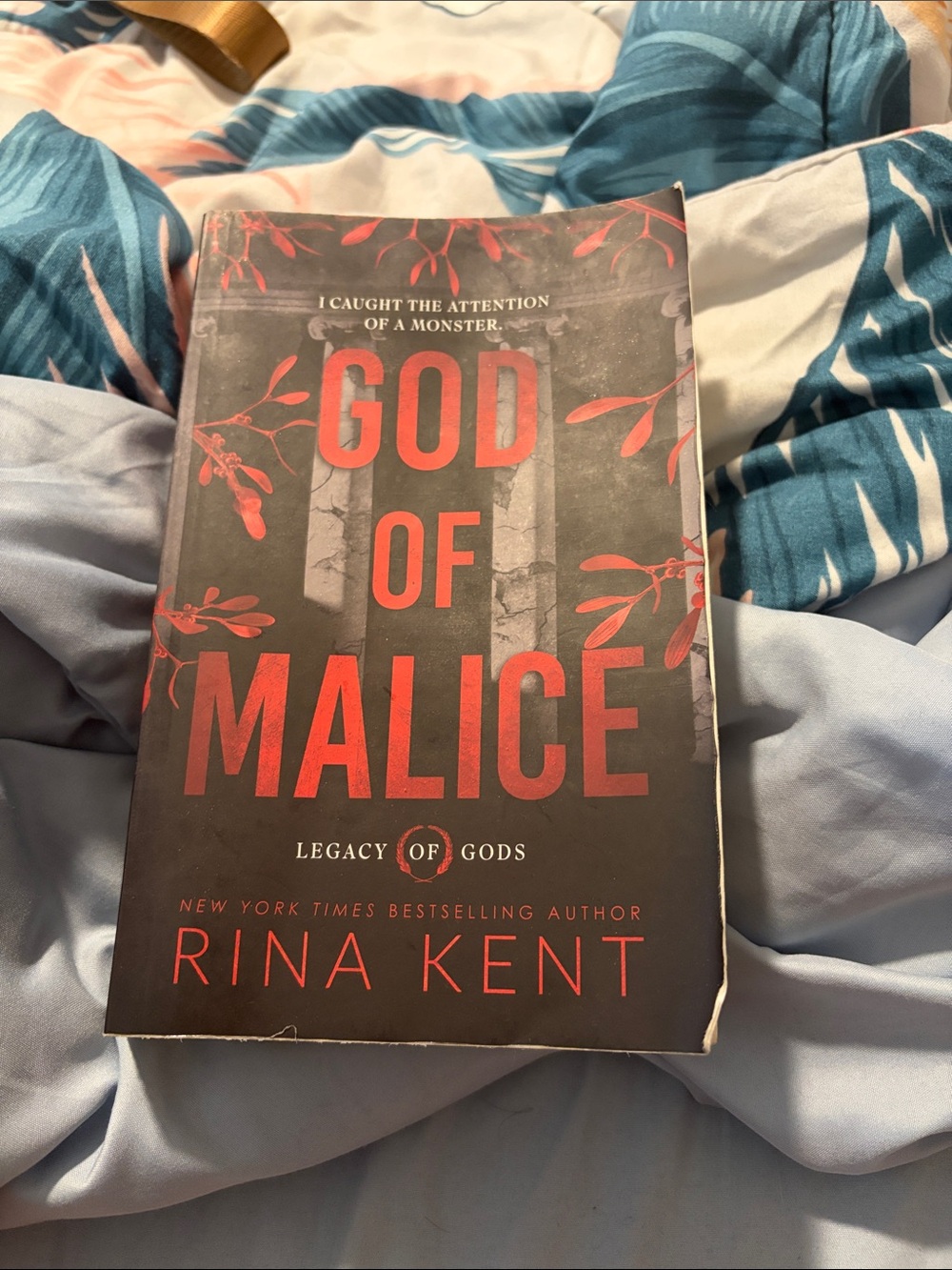 God of Malice by Rina Kent - Black & Red Paperback